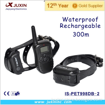 300m remote electric led dog collar shock and vibrate 1 for 3 dogs
